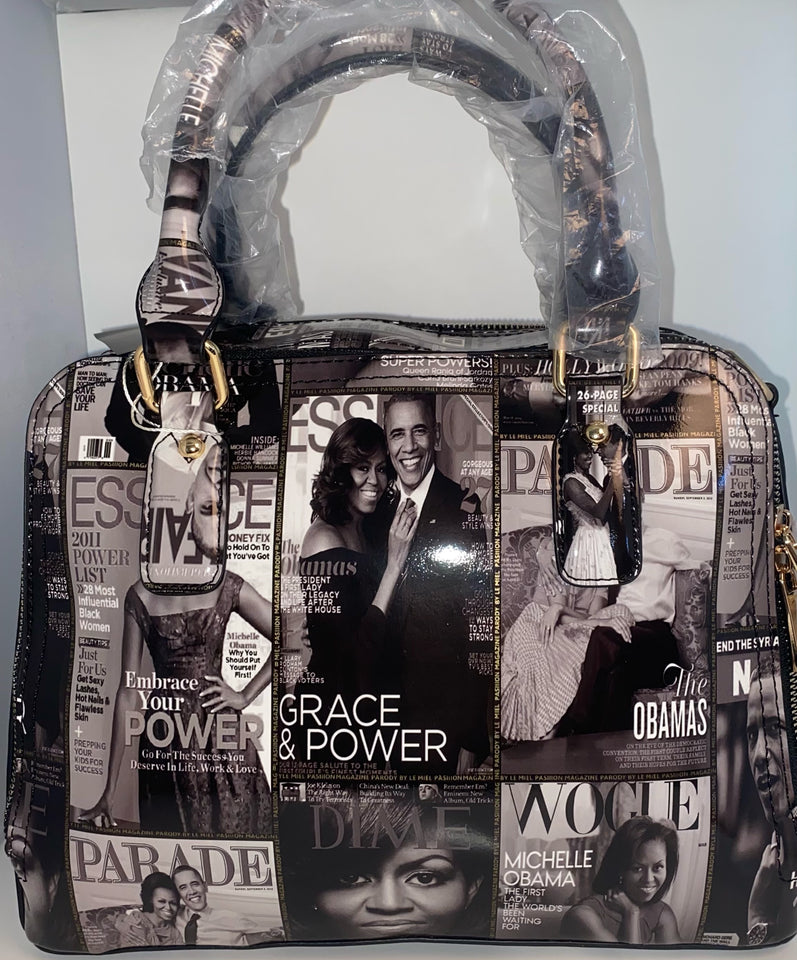 Angies Fancies Obama Duffel Purse & Wallet